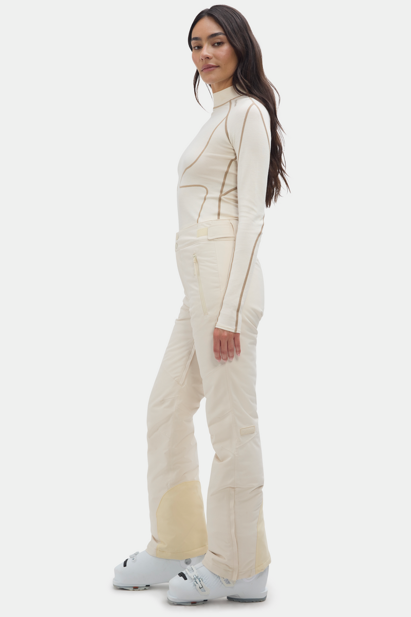 HAU salopette pants drole2 CLASKA アイボリー Halfdays | Alessandra Pant
