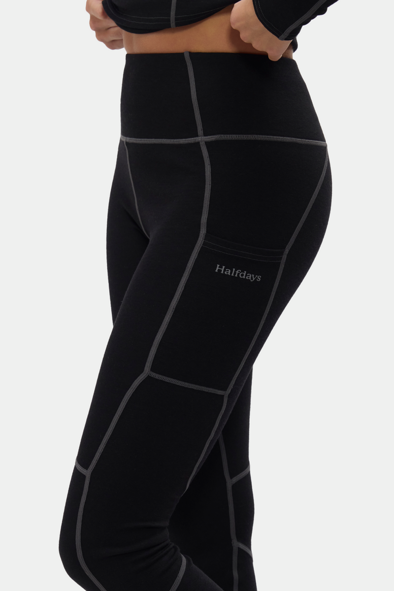 Halfdays | Hallie Midweight Merino Legging