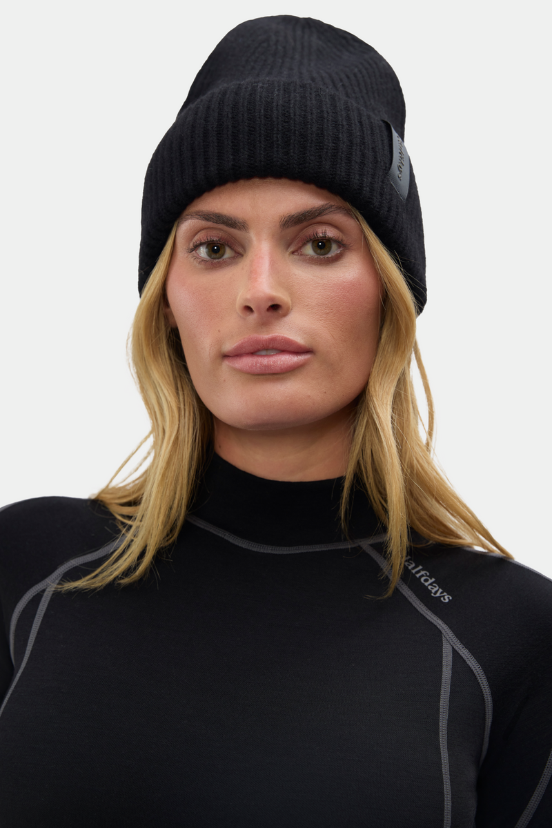 レア美品/acronym/beanie/3xdry/black Halfdays | Merino Beanie in Black