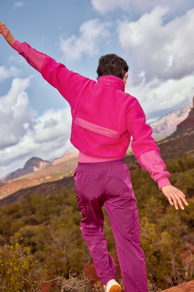 Woman in Alpenglow Pieper Fleece
