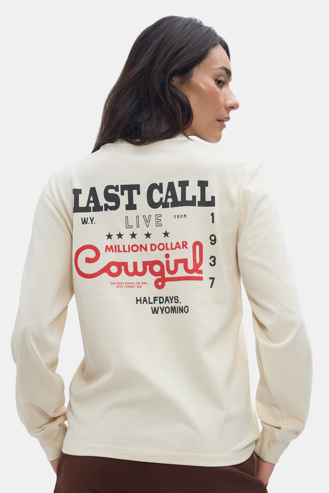 Million Dollar Cowboy Bar Long Sleeve Tee