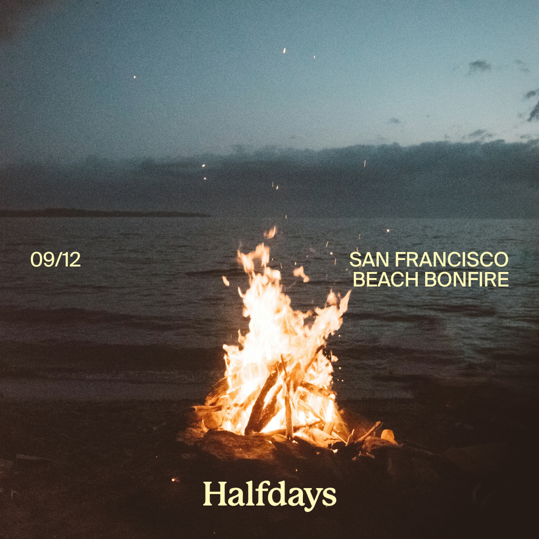 SAN FRANCISCO BEACH BONFIRE