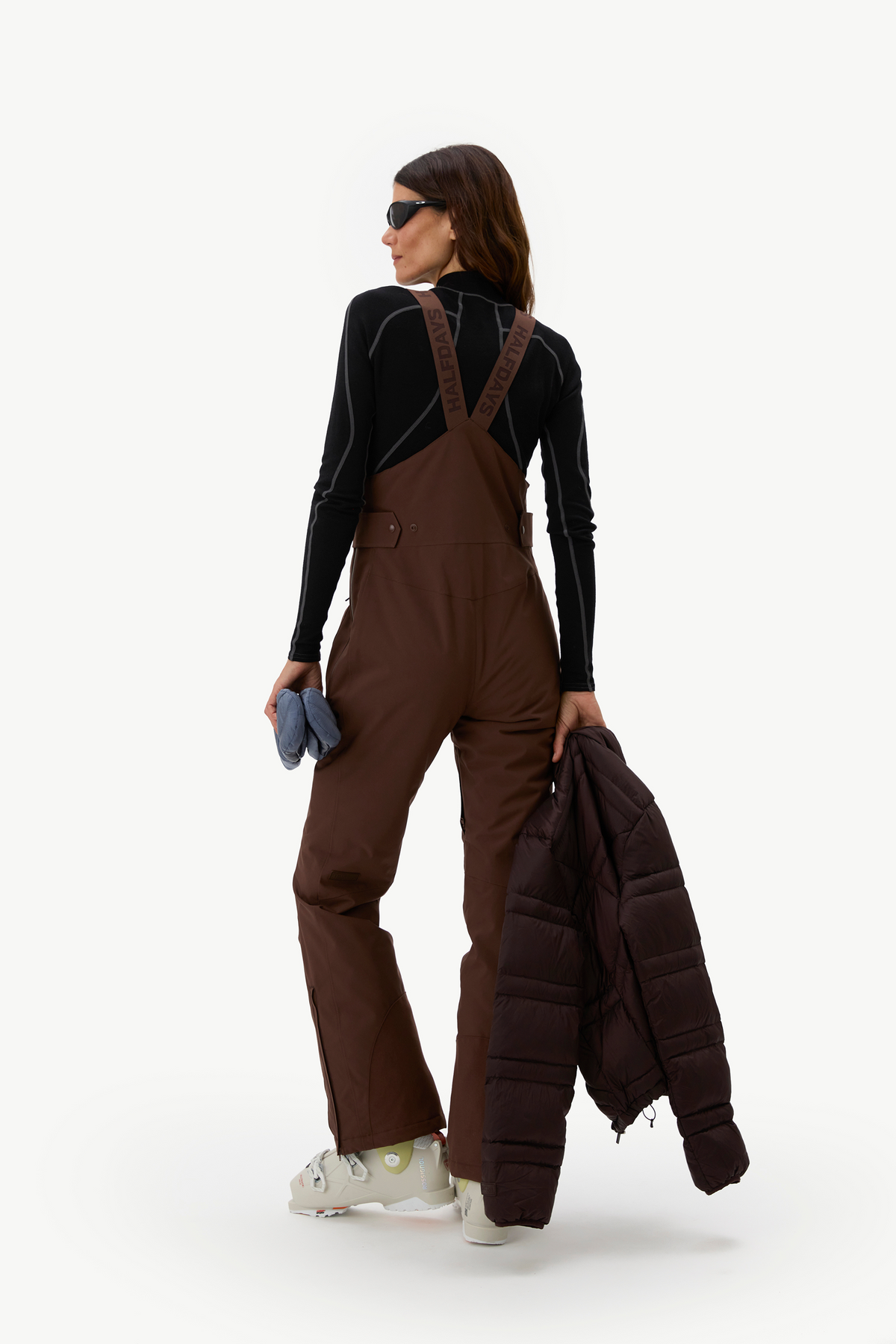 Carson Bib Pant - Spiked Cocoa - Short