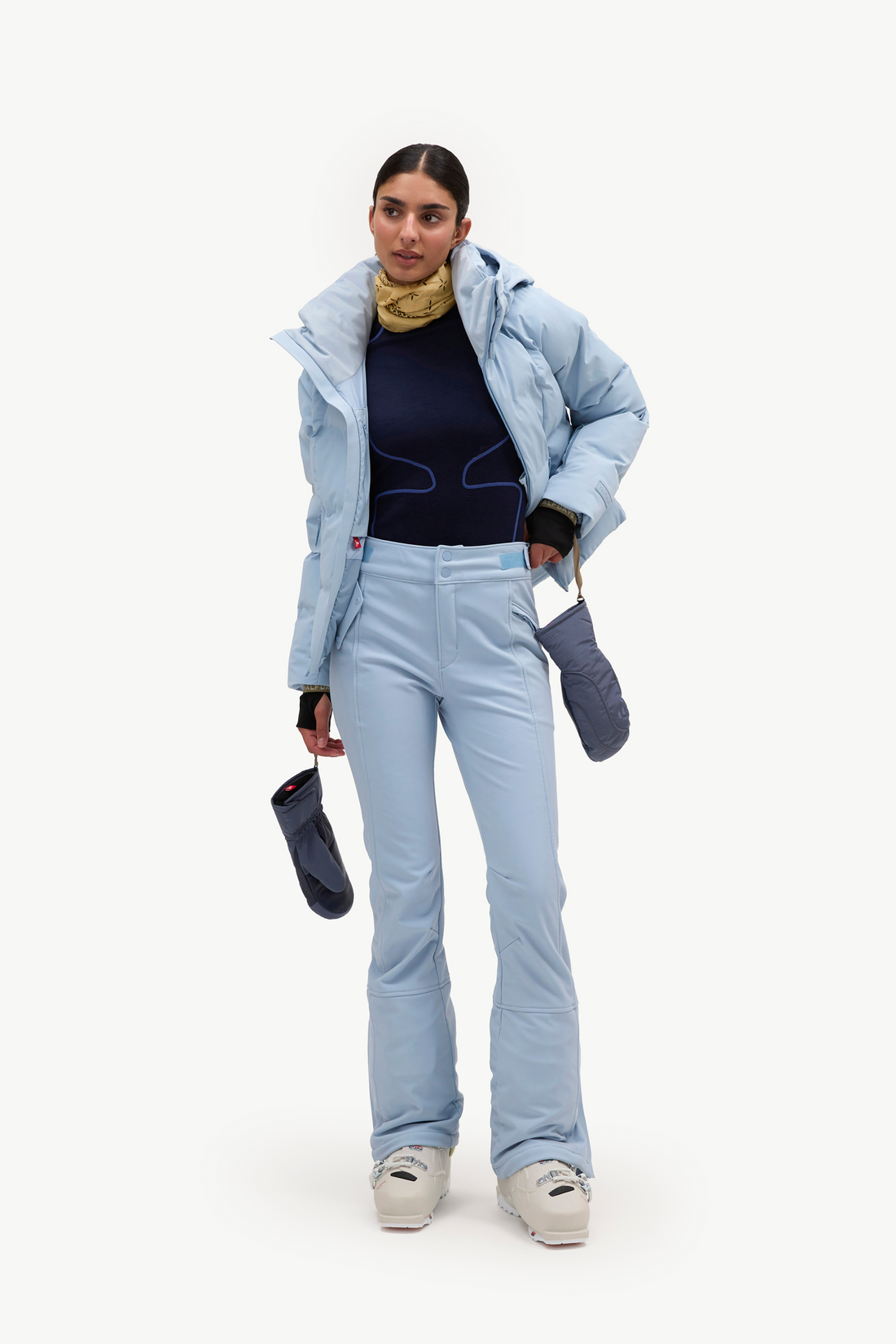 Emma Soft Shell Pant - Blue Fog