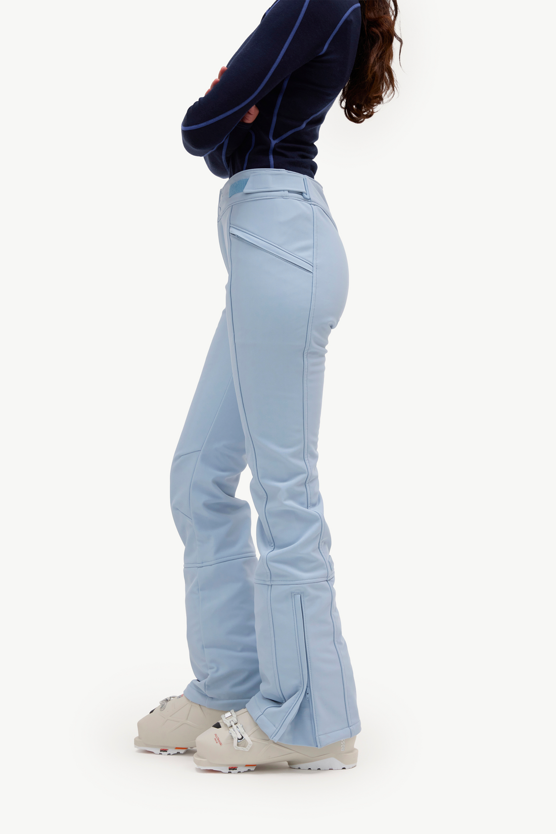 Emma Soft Shell Pant - Blue Fog
