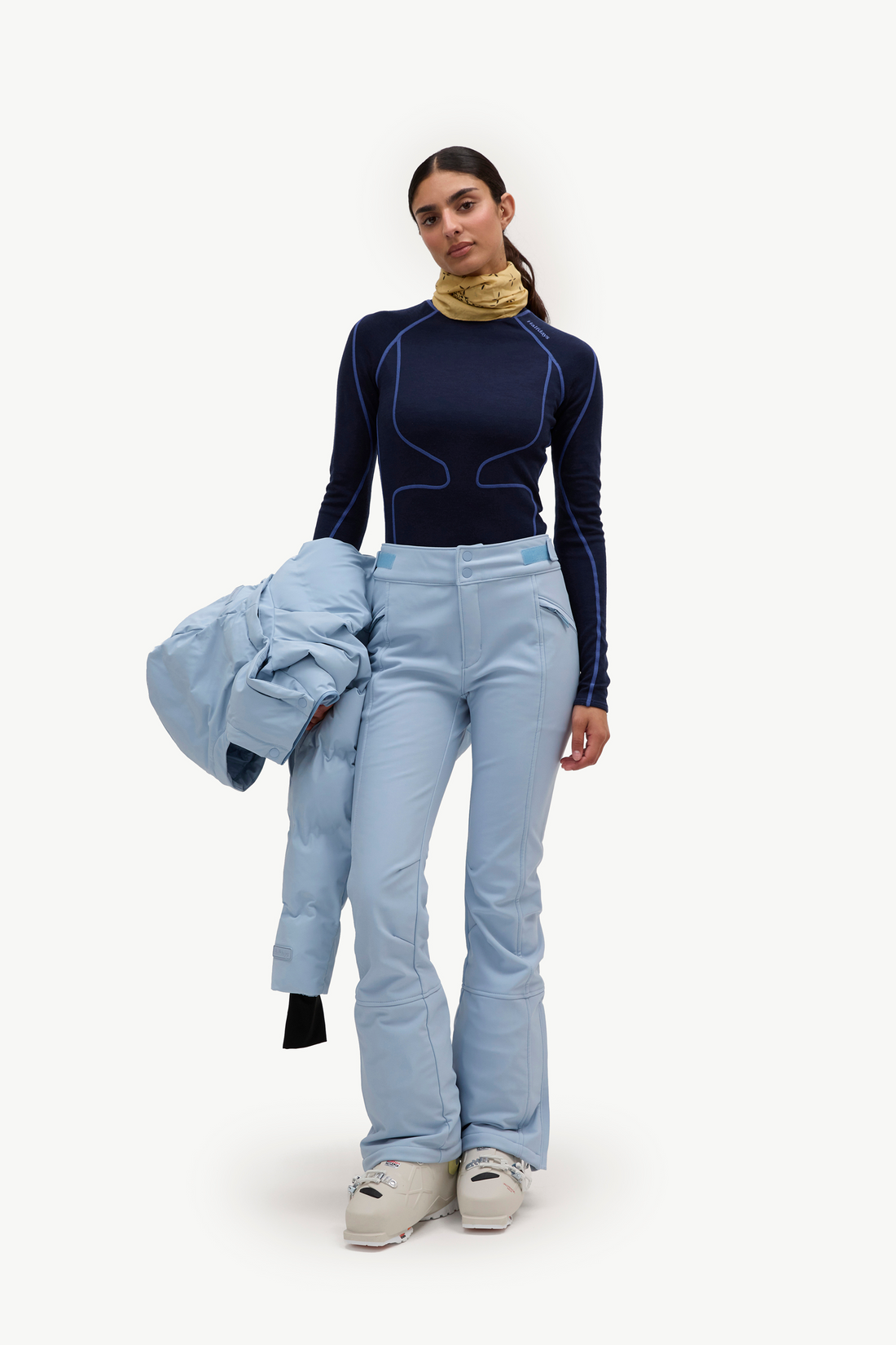 Emma Soft Shell Pant - Blue Fog