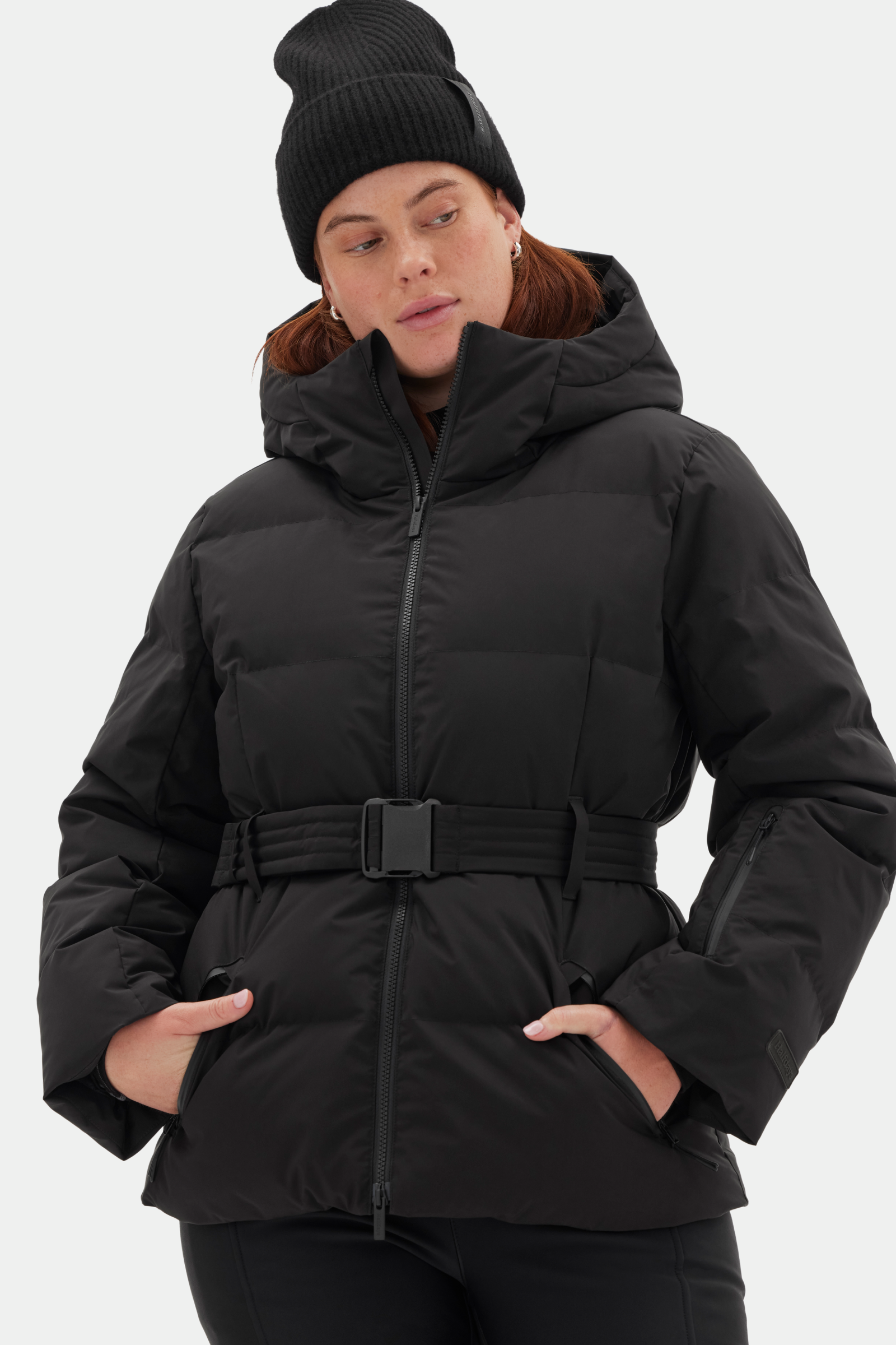 Halfdays Hedy Belted Puffer Black XS Black