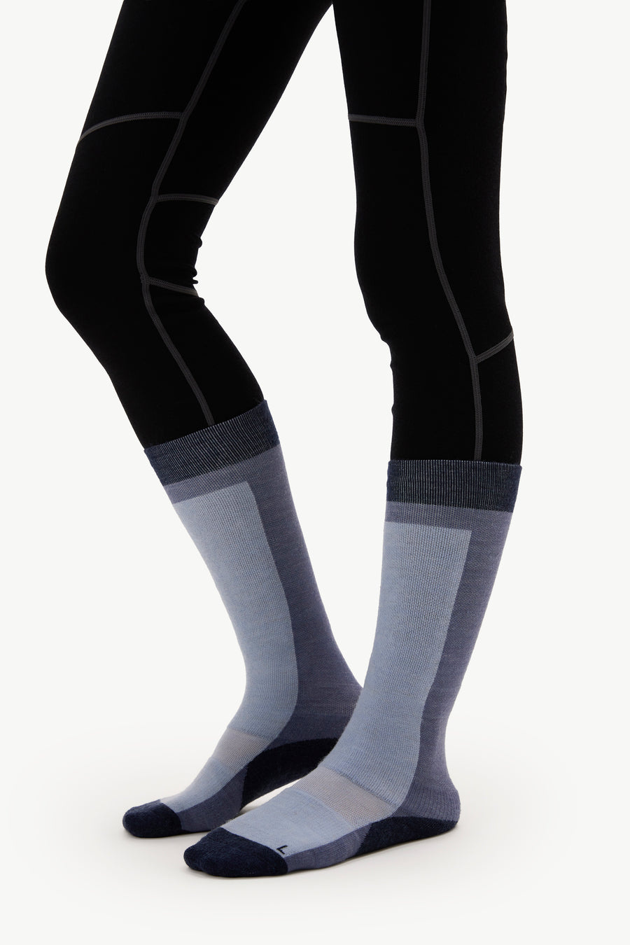 Light Cushion Ski Sock - Blue Fog/Shadow/Navy