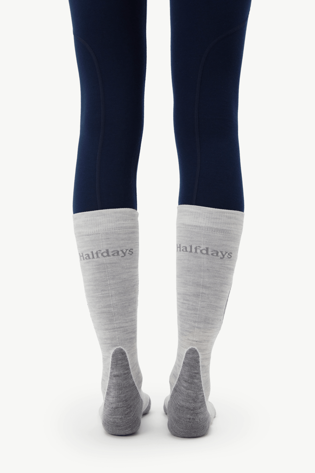 Light Cushion Ski Sock - Heather Grey