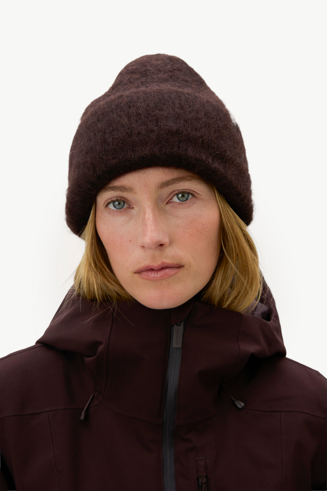 Mohair Beanie - Americano