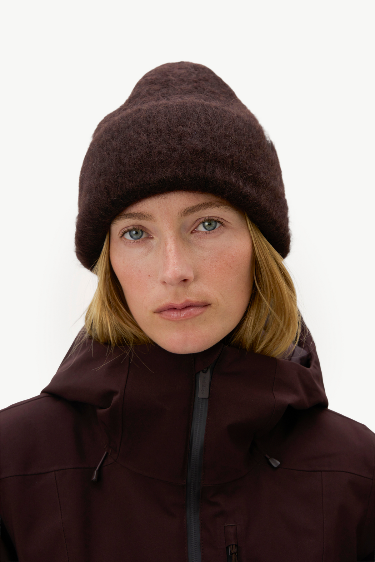 Mohair Beanie - Americano