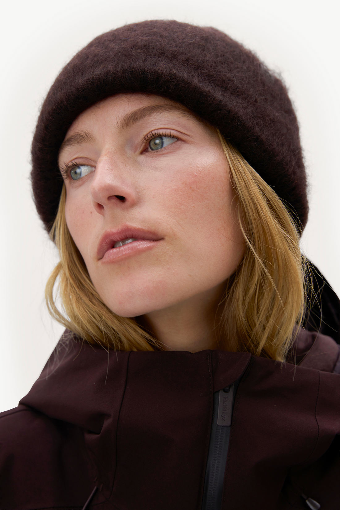 Mohair Beanie - Americano