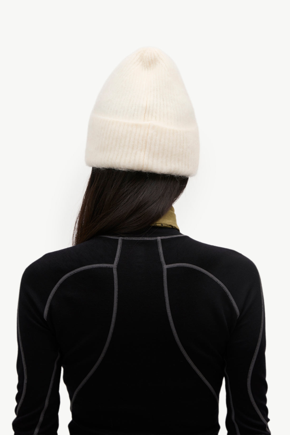 Mohair Beanie - Ivory