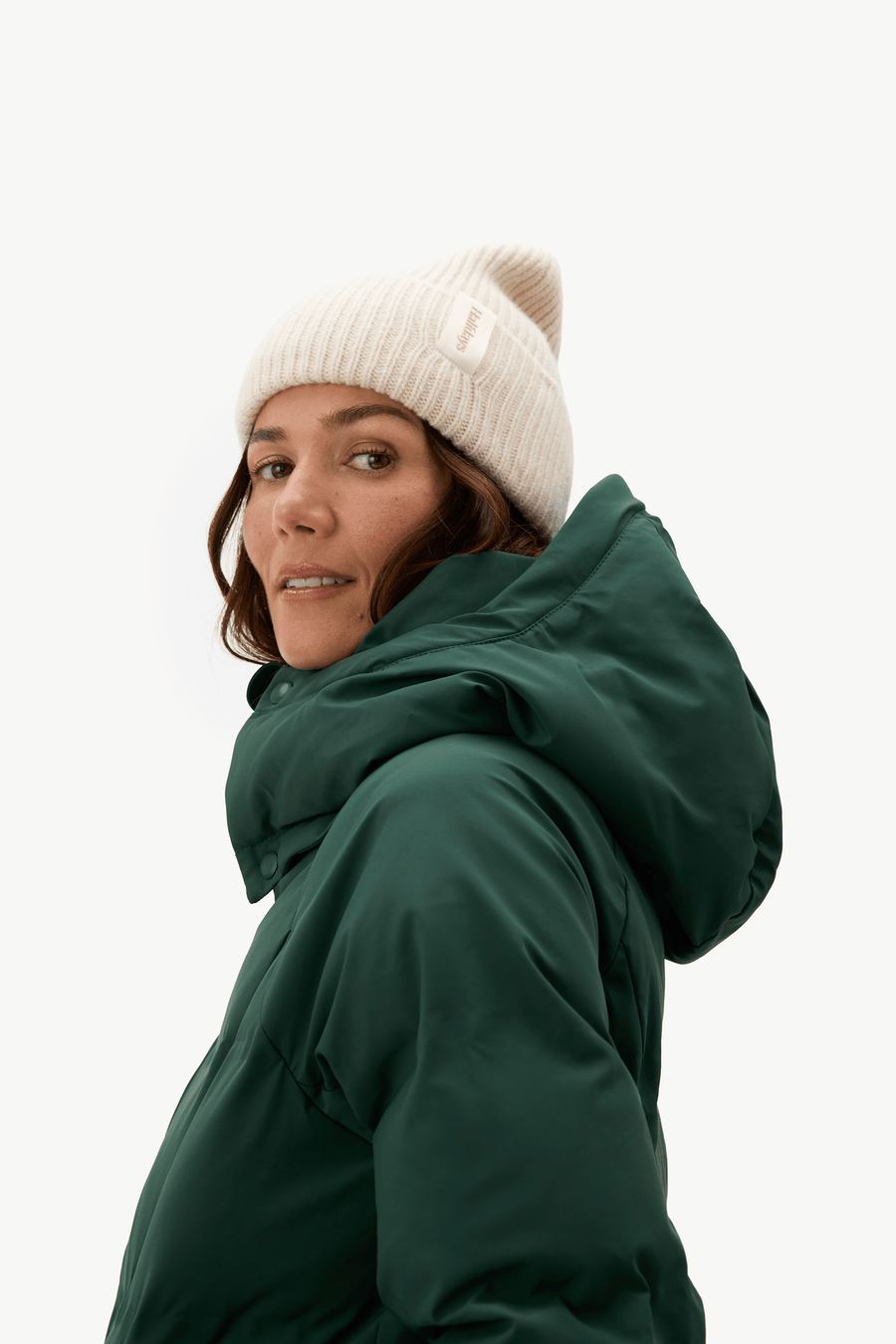 Merino Beanie - Oat Milk