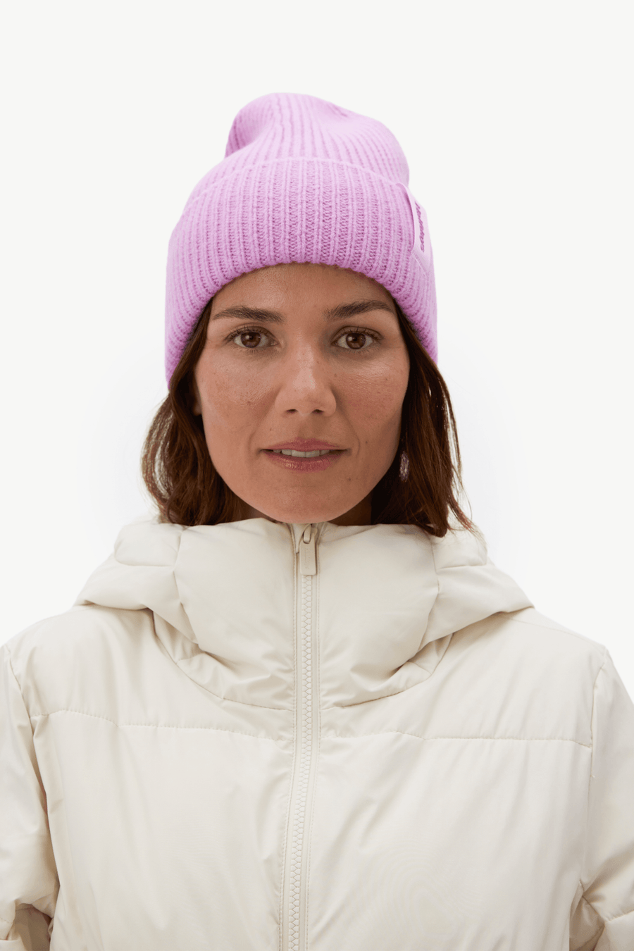 Merino Beanie - Peony