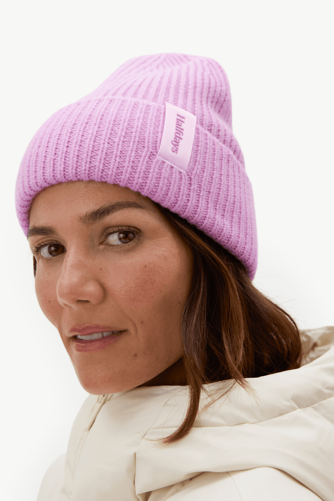 Merino Beanie - Peony