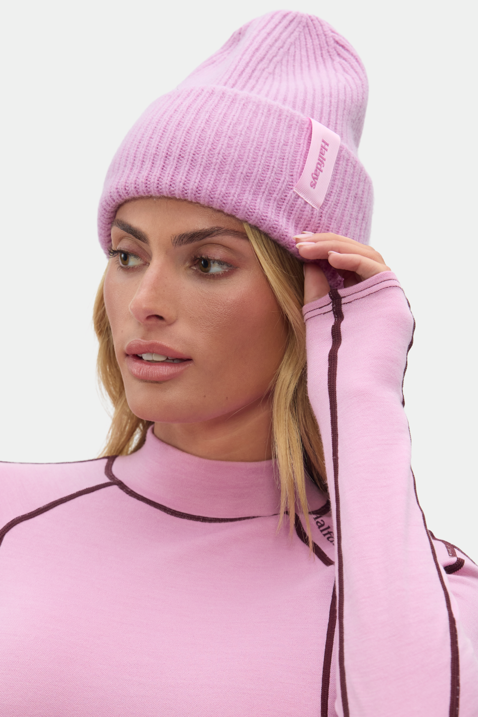Halfdays | Merino Beanie in Peony