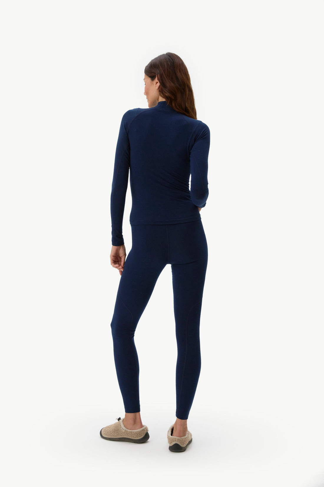 Clare Lightweight Bamboo Legging - Navy