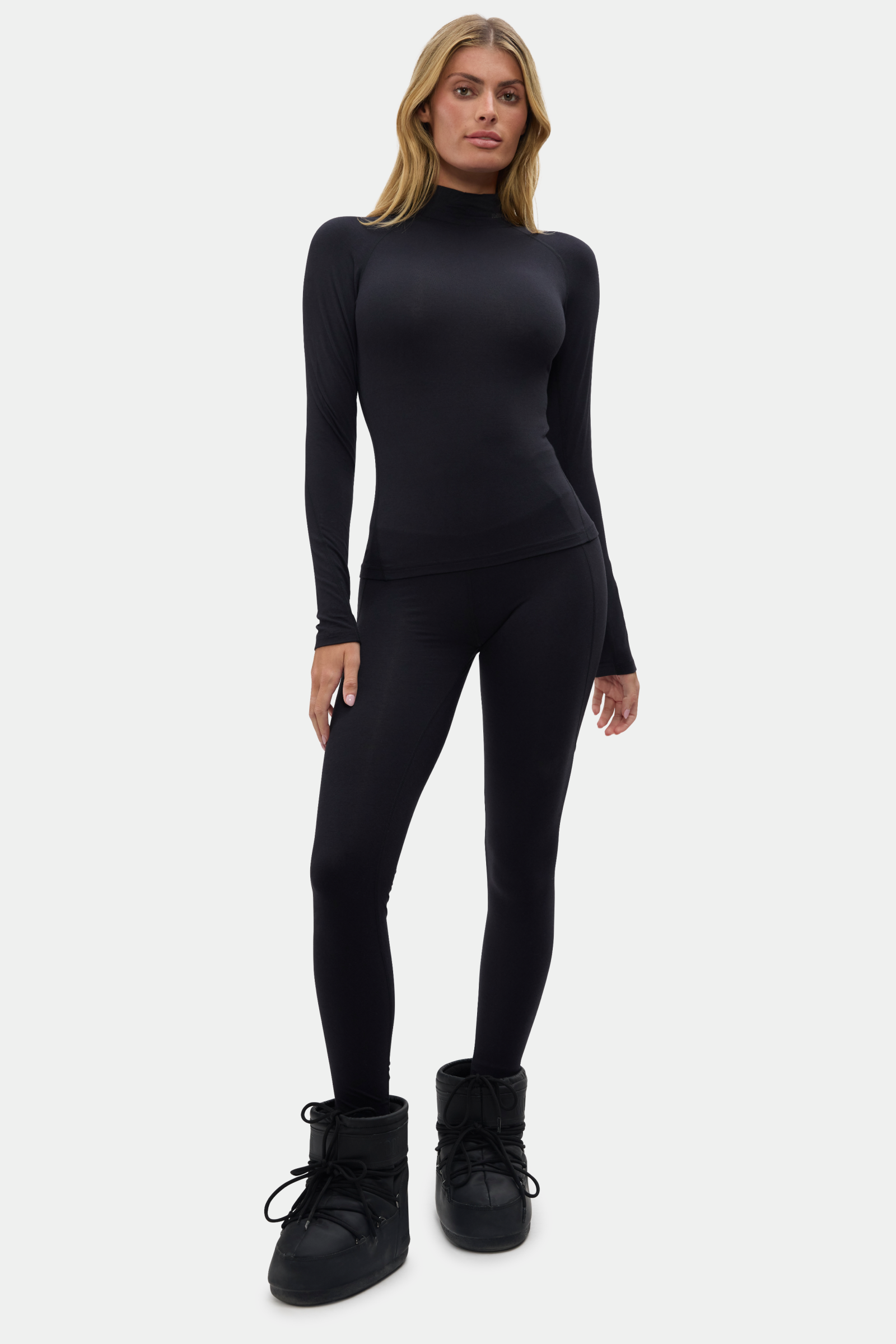 レッグウェア SHISHIKUI Rib Knit legg / BLACK Ruth_Lightweight_Merino_Leggin