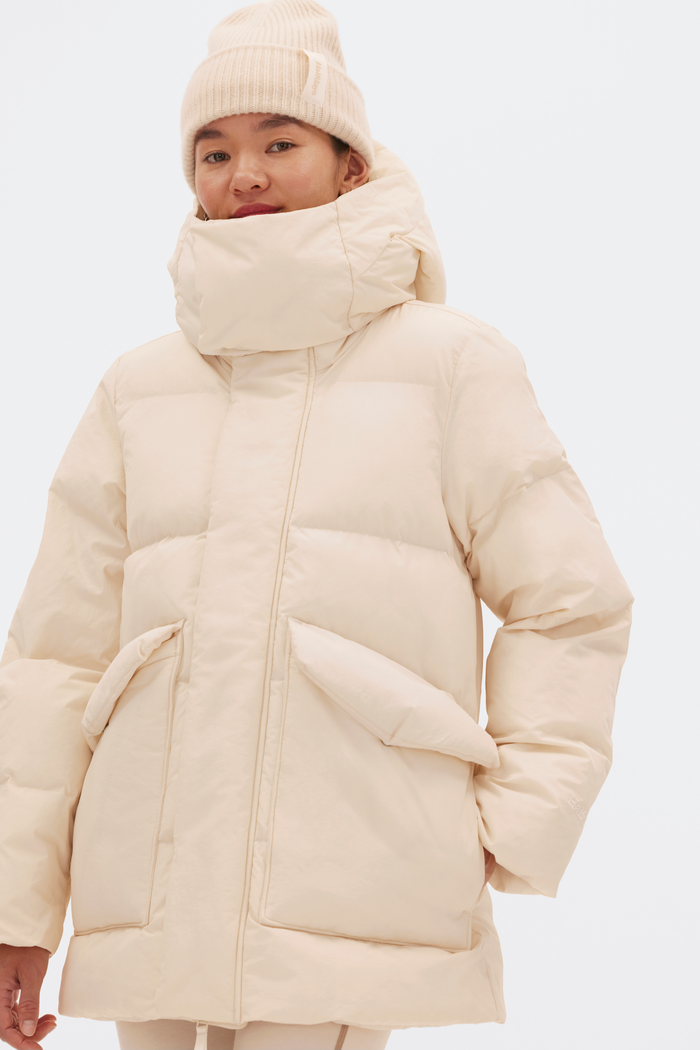 トップス KAZU1piu1uguale3 CARPE DIEM PARKA WH Genuine Silver Fox Fur Belted Parka Coat – Alaska® Outerwear