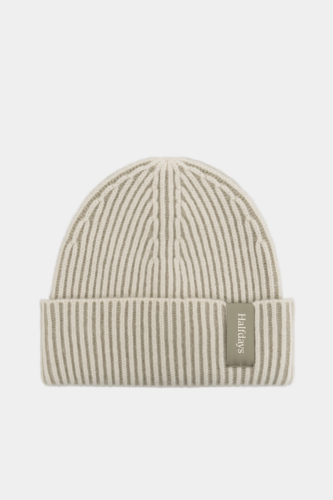 2 Tone Merino Beanie - Chardonnay/Truffle