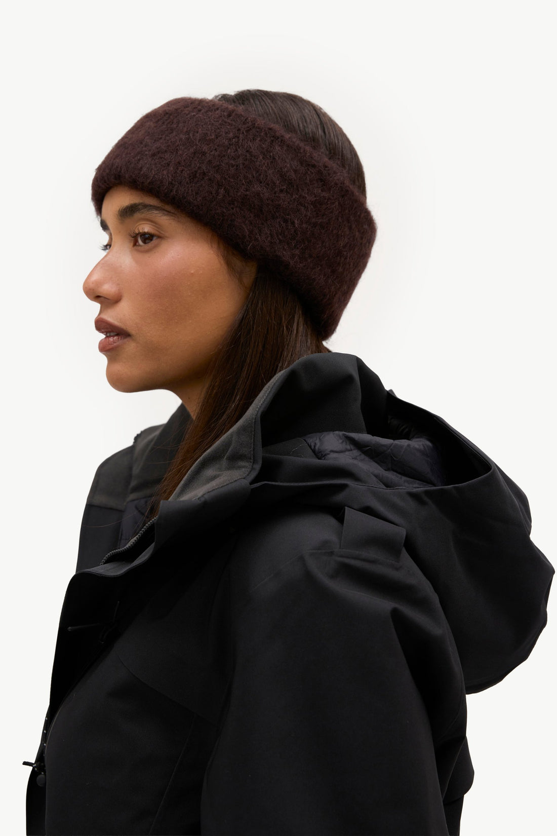 Mohair Headband - Americano