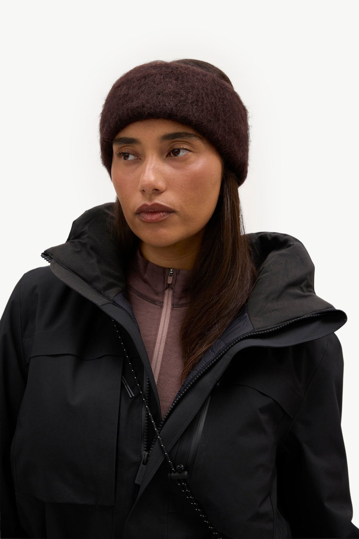 Mohair Headband - Americano