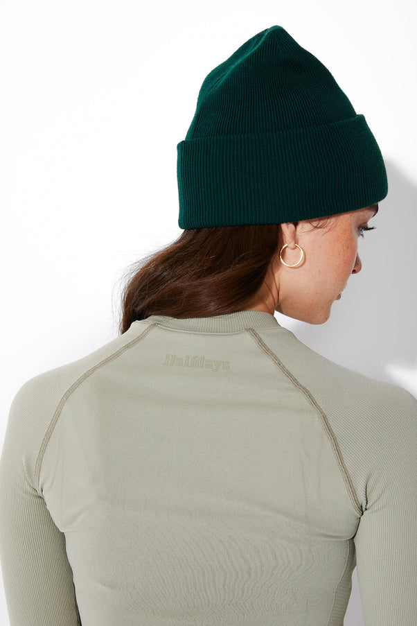 Women in Sage Johnson Top