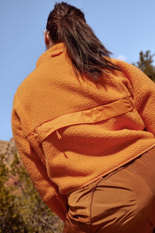 Woman in Sunset Pieper Fleece